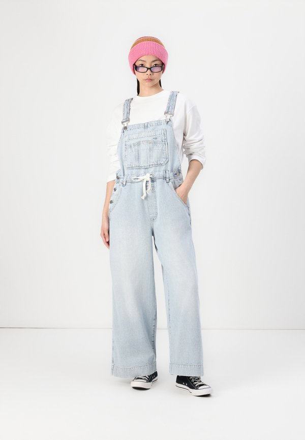OVERALL BAGGY MILTON - Dungarees - light indigo4