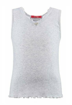 MÉLANGE POINTELLE HEART - Undershirt - grey