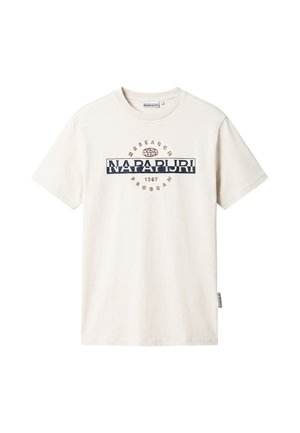 Napapijri, NAPAPIJRI T-SHIRT - T-shirt print - beige