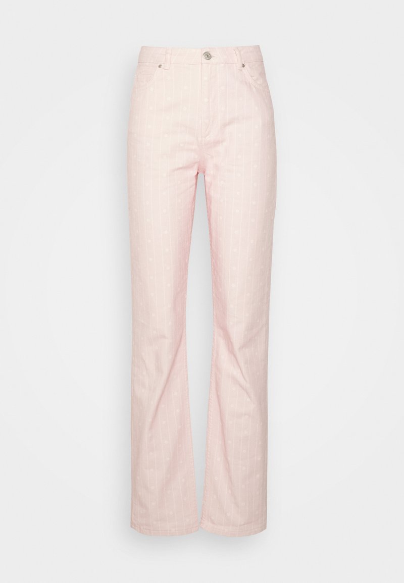 Envii Straight leg jeans donkerroze