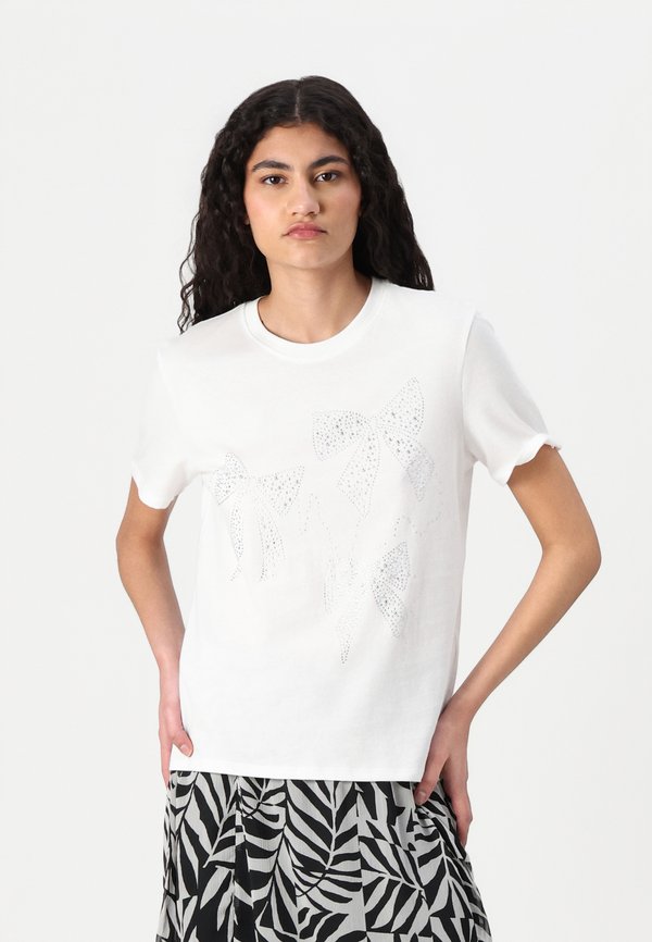 ONLGRY O NECK TEE - Print T-shirt - cloud dancer3