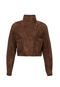 ISLA - Kožená bunda - brown