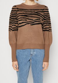 VILA Stickad tröja - brown