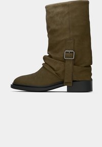 Copenhagen Shoes LETS IMAGINE - Kovboju/motociklistu tipa puszābaki - army green