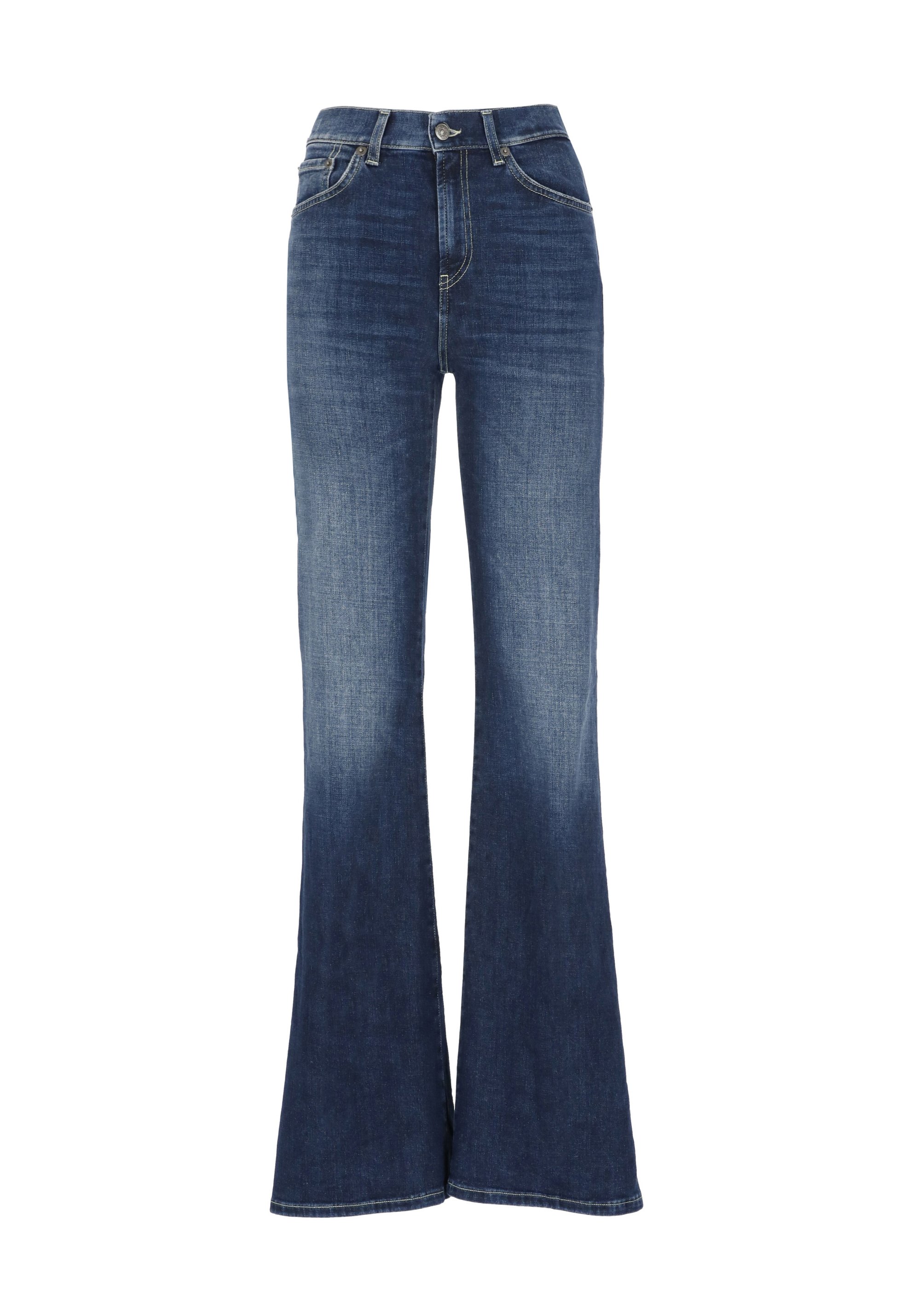 Dondup AMBER - Jeans a zampa - blue denim/blu denim - Zalando.it