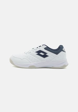 Lotto MIRAGE 650 IDC - Clay court tennis shoes - all white/blue