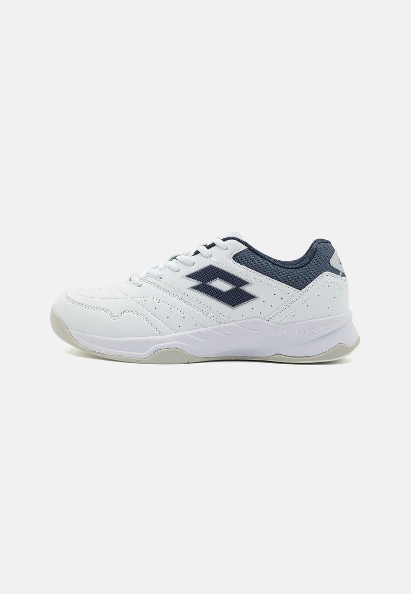 Lotto MIRAGE 650 IDC - Clay court tennis shoes - all white/blue