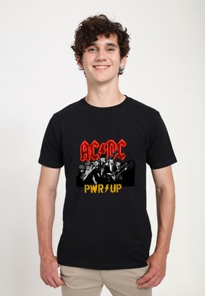 POWER UP BAND PICTURE - Triko s potiskem - black