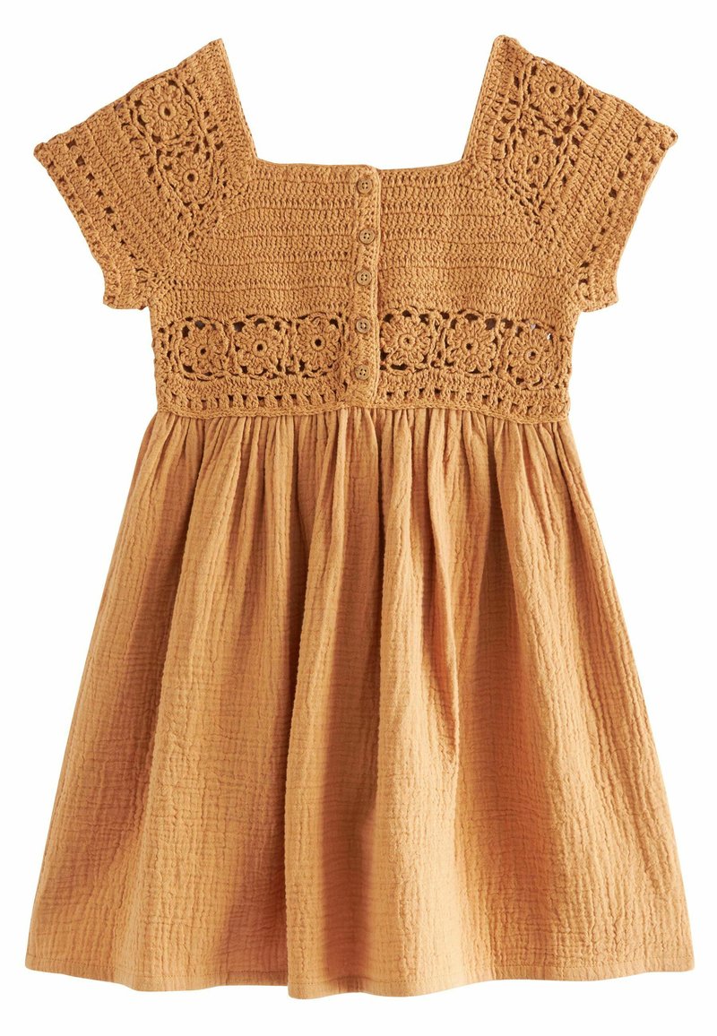 Next Gebreide jurk bruin Next Gebreide jurk bruin