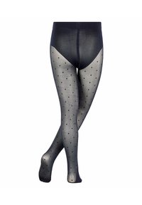 FALKE ROMANTIC DOT - Collant - marine (6179)