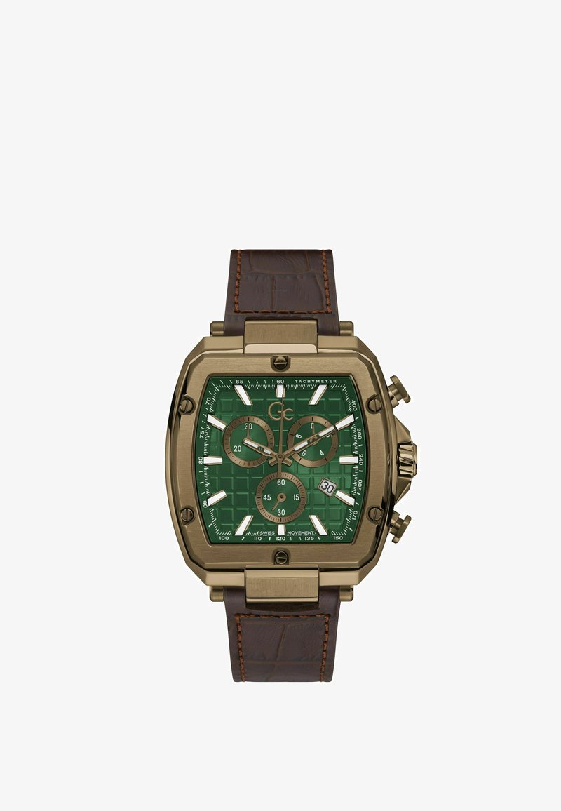 Gc Watches Gc Spirit Tonneau Chrono - Cronógrafo - brown