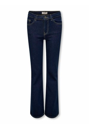 MIT WEITEM BEIN KOGJUICY MITTLERE TAILLE WEITER - Zvonové džínsy - dark blue denim