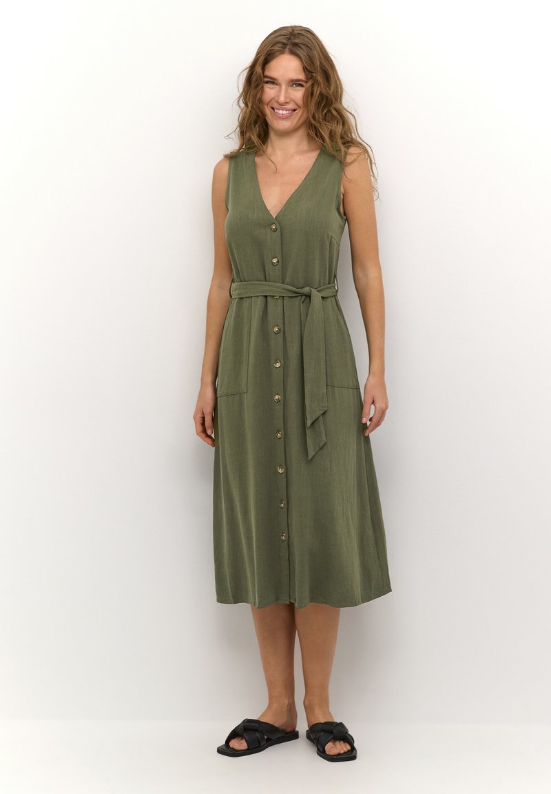 Kaffe LINY SLEEVELESS  - Dnevna haljina - forest night