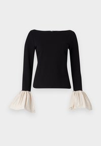 Langarmshirt - black/ivory
