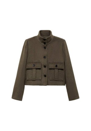 Mango Chaqueta de entretiempo - khaki