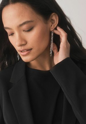 Next, CHAIN DROP FISH HOOK EARRINGS - Earrings - silver-coloured  tone
