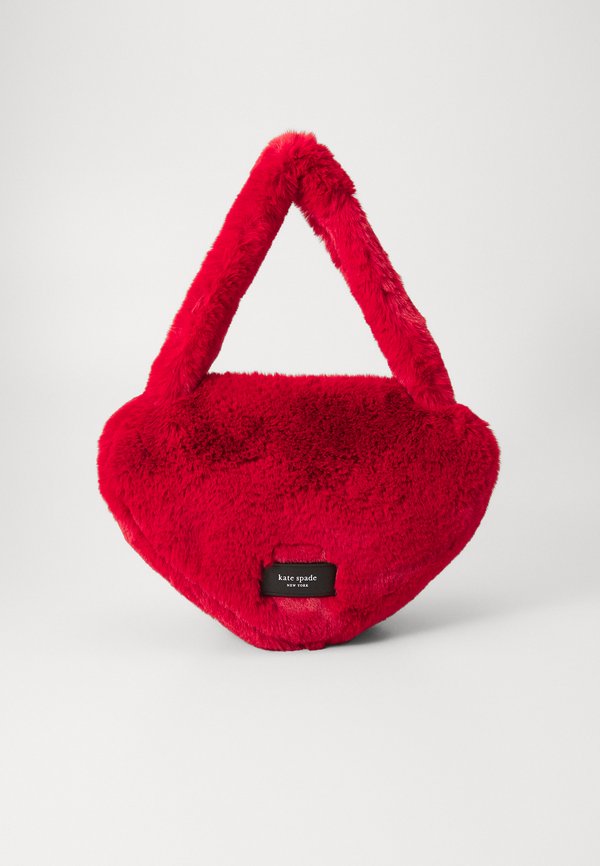 LUVER HEART TOTE - Handbag - cherry rouge3