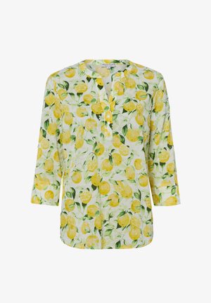 Marie Lund, MARIE LUND BLUSE - Bluse - weiß gelb