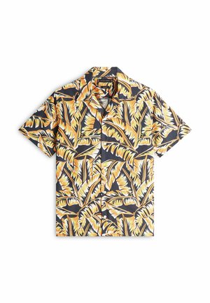 Tommy Hilfiger, REGULAR FIT PAPER TOUCH SHORT SLEEVE  - Chemise - black   allover