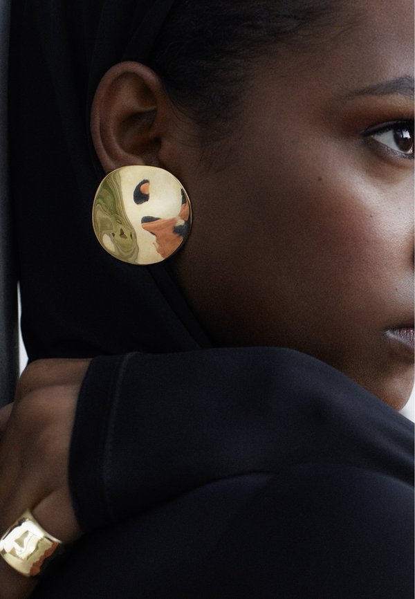 FLOWY STUDS MAXI - Ohrringe