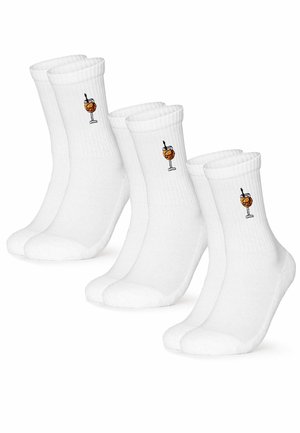 OCCULTO MOTIV 3 PACK - Socken - weiß sprizz