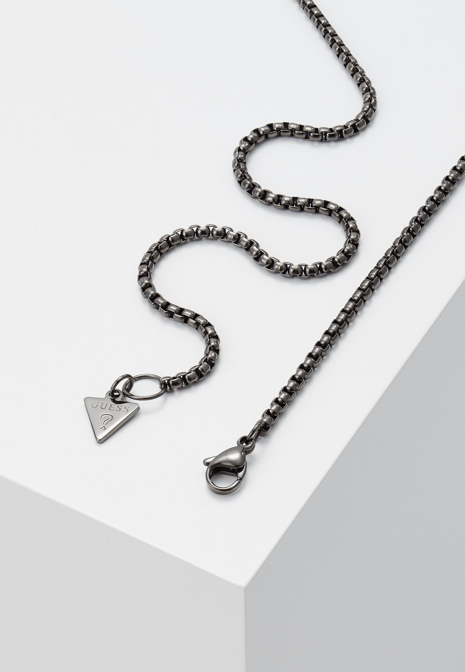 guess silver chains for men