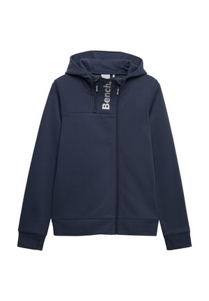 Bench, BENCH X SUPERDRY &AMP; CO BENCH DOUBLE ZIP HOODIE - Zip-up sweatshirt - crt navy