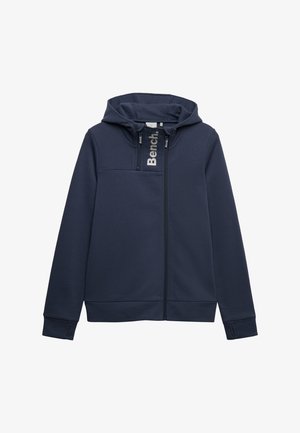 Bench, BENCH X SUPERDRY & CO BENCH DOUBLE ZIP HOODIE - Zip-up sweatshirt - crt navy