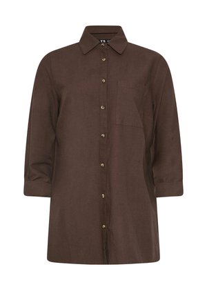 Long Tall Sally, TALL SHIRTS & BLOUSES - Overhemdblouse - chocolate