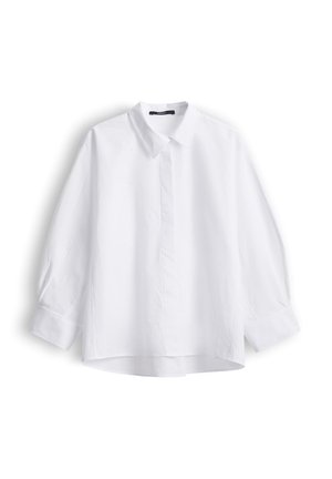 someday., RELAXED FIT CONVERTIBLE COLLAR - Button-down blouse - white