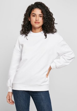 OVERSIZED CREW - Sweater - white