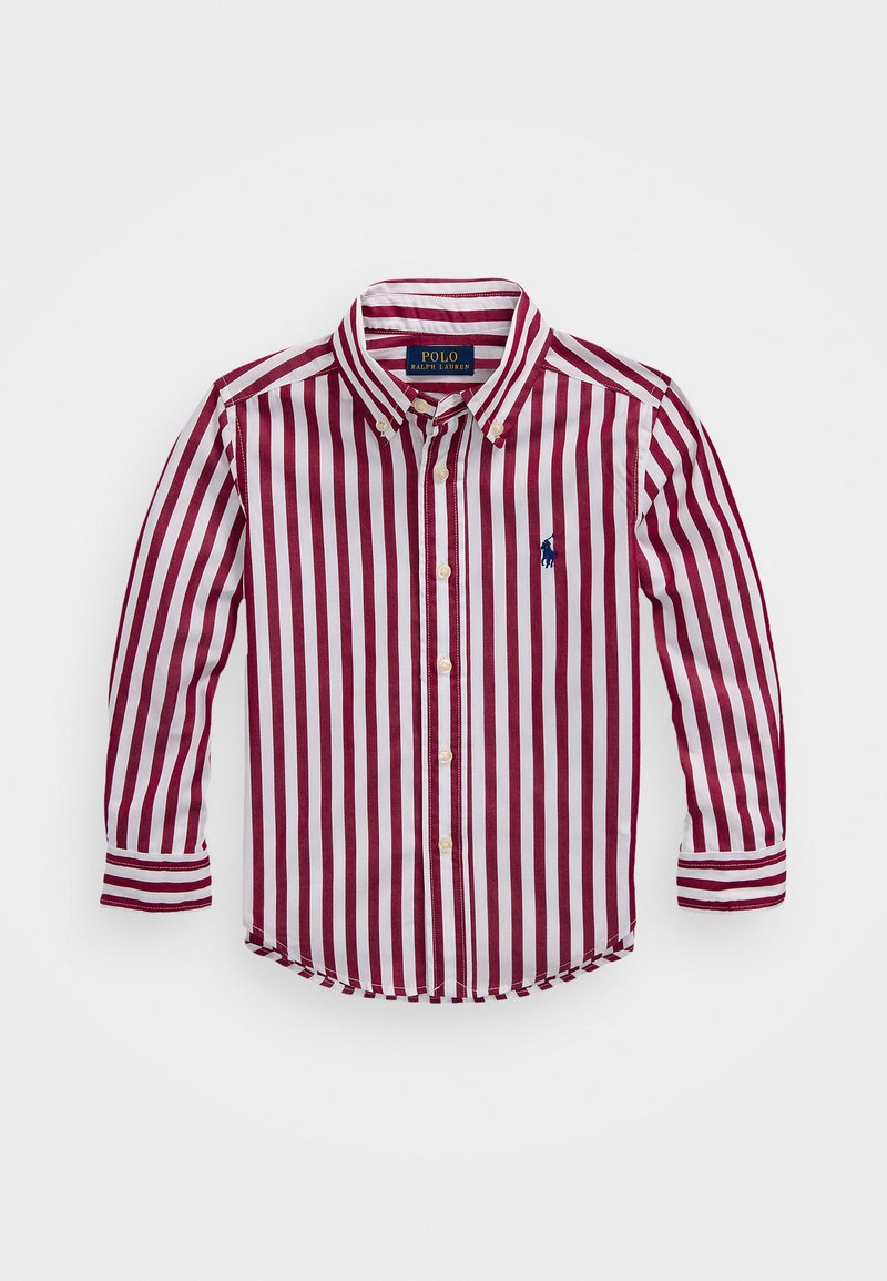 Polo Ralph Lauren STRIPED COTTON POPLIN SHIRT 7-14Y - Skjorta - white/red