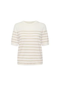 LIZZA NARROW STRIPED   - Tricou cu imprimeu - chalk feather grey stripe