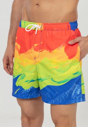 Swimming shorts - multicolor orange