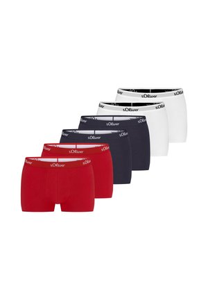6 PACK - Bokserit - rot/dunkelblau/weiß