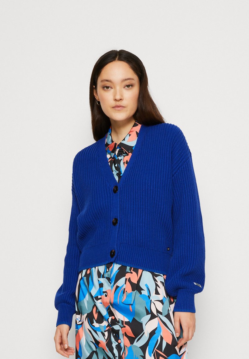 Scotch & Soda BOXY FIT CARDIGAN Strickjacke bright blue/blau