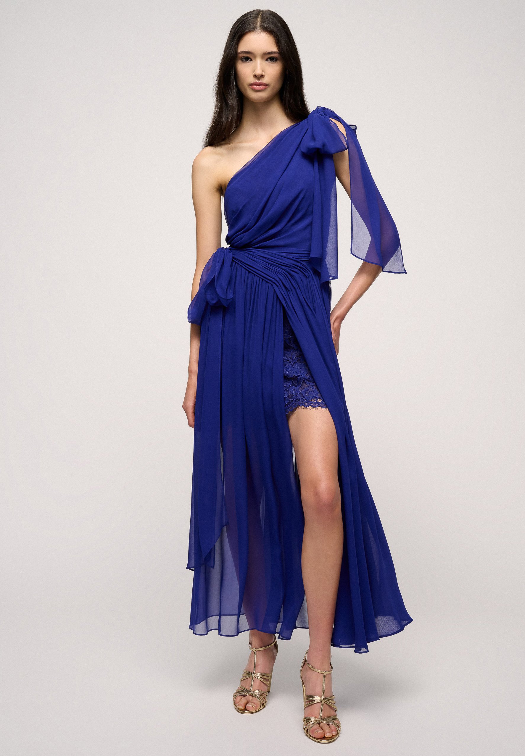Luisa Spagnoli PENNELLO - Maxi dress - bluette bluette/blue - Zalando Luisa Spagnoli PENNELLO - Maxi dress - bluette bluette/blue - Zalando