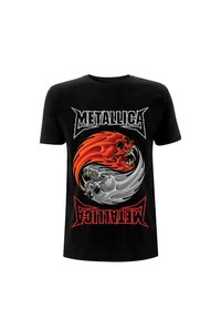 Paradiso Clothing METALLICA YIN YANG UNISEX - Print T-shirt - black