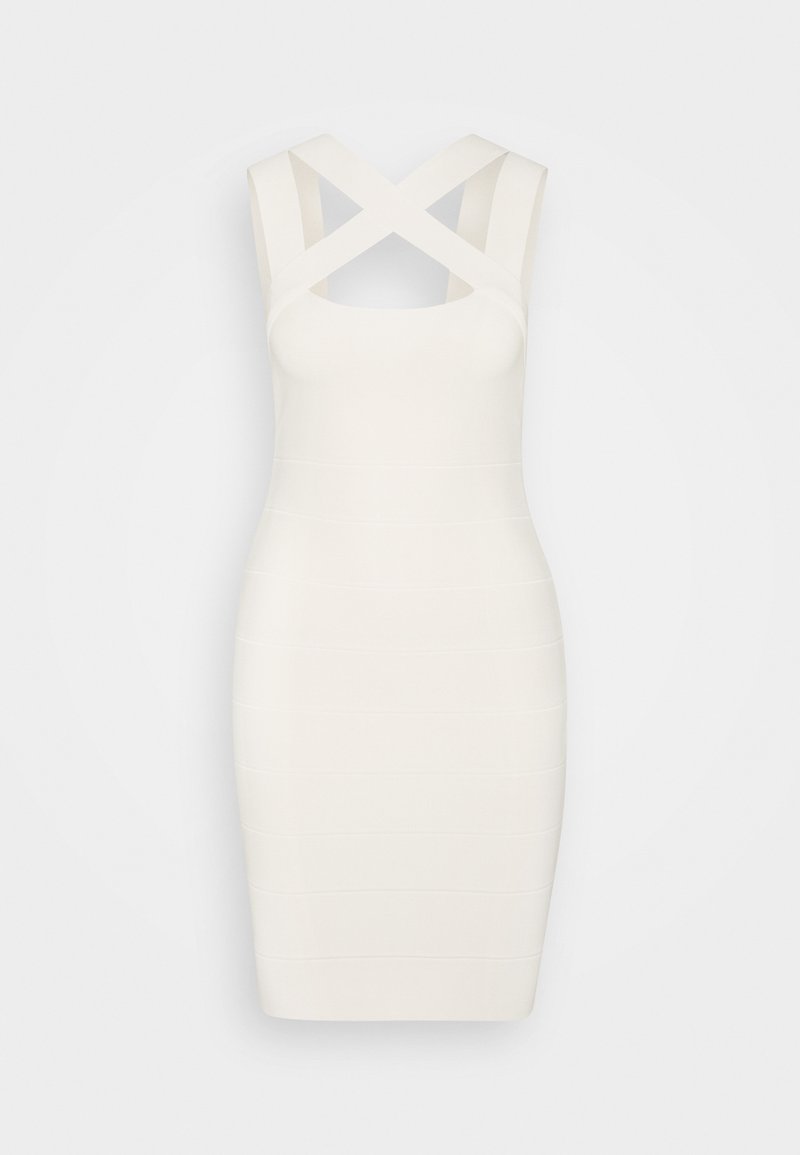 Hervé Léger Etui-jurk wit