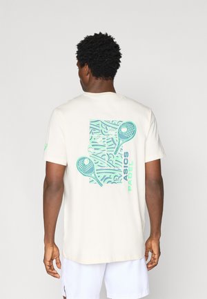 PADEL COURT GRAPHIC TOP - Μπλουζάκι με στάμπα - cream