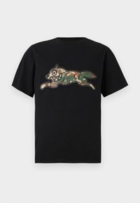 Icecream CAMO RUNNING DOG WOODLAND - T-shirt imprimé - black