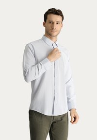 DÜNNE-STREIFEN - Businesshemd - medium grey
