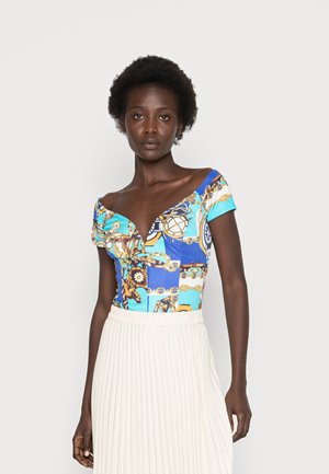 SANTORINI BODYSUIT - Body - santorini blue combo