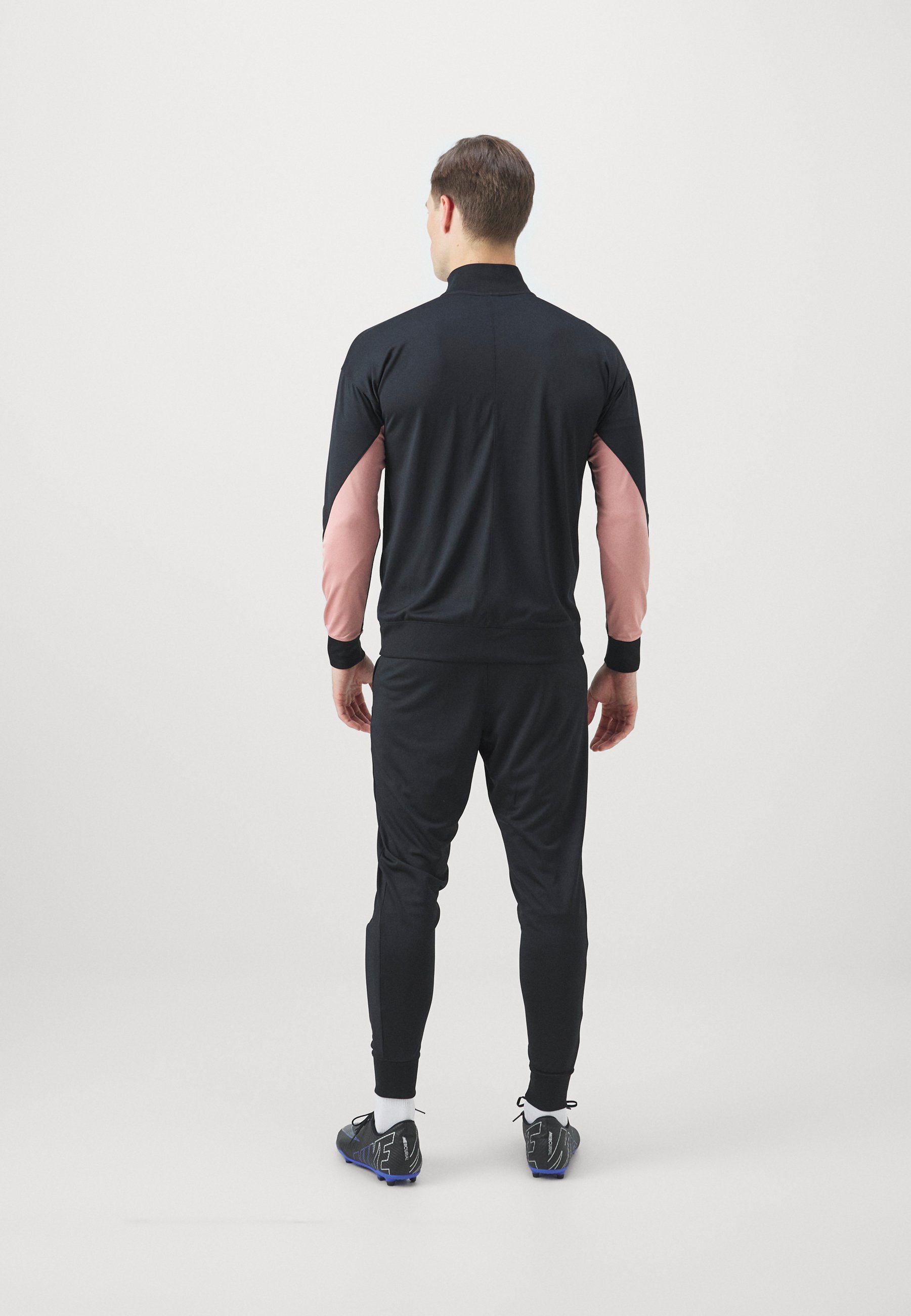 black and pink nike tracksuit mens