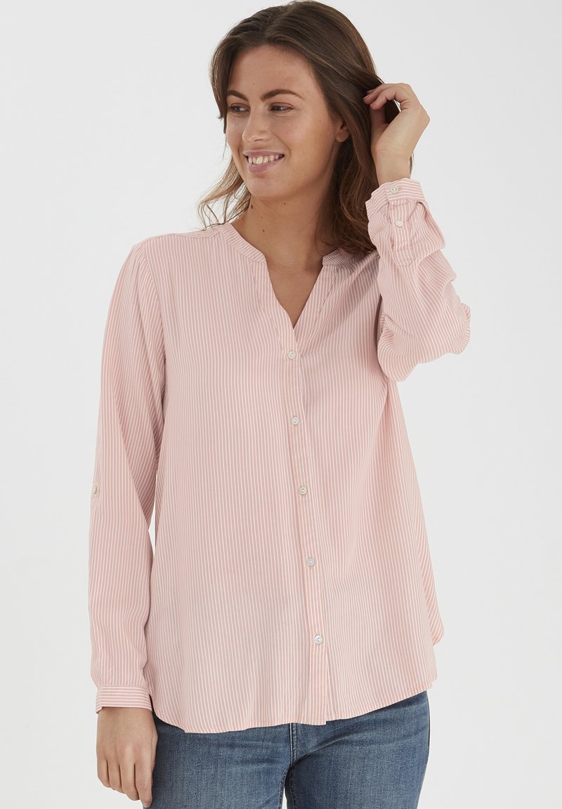 b.young - FABIANNE STRIPE - Blus - light pink, Förstora