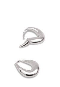 Singularu TWIST - Pendientes - silver-coloured