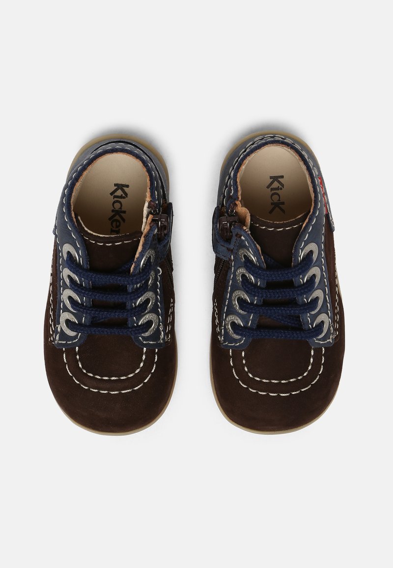 Kinder Sneaker | Kickers BONZIP UNISEX Schnürstiefelette marron fonce/marine/braun - SD38601 Kinder Sneaker | Kickers BONZIP UNISEX Schnürstiefelette marron fonce/marine/braun - SD38601