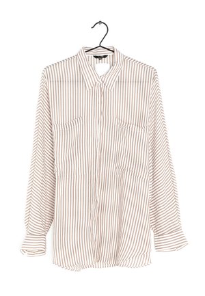 Button-down blouse - brown