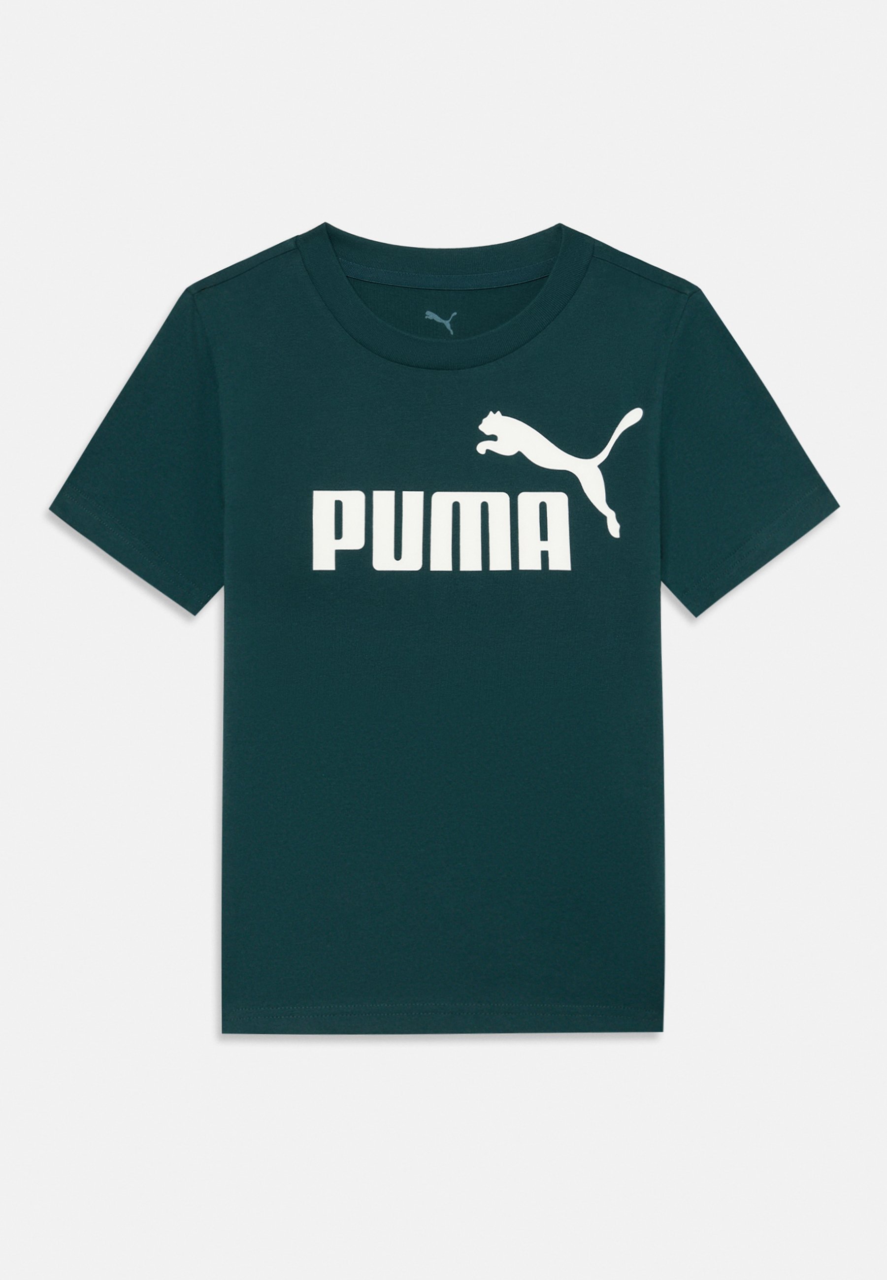 Puma LOGO TEE UNISEX Print T-shirt green terrain/dark green