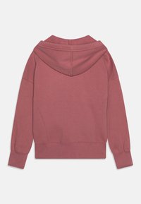 Abercrombie & Fitch FLORAL LOGO POPOVER HOODIE - Jersey con capucha - MESSA ROSE